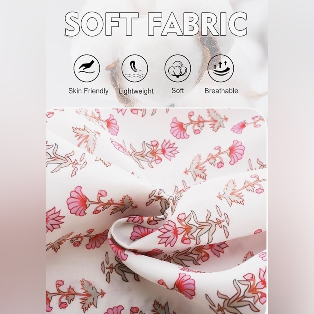 Floral Ruffle Pajama Set - Picture 8 of 8